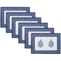 Cotton Indigo-01 Placemat (Pack of 6)