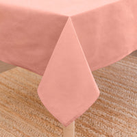 Cotton Powder Pink Table Cloth (Pack of 1)