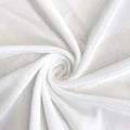 Velvet White Fabric (Pack of 1)