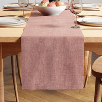 Chenille Buff Table Runner