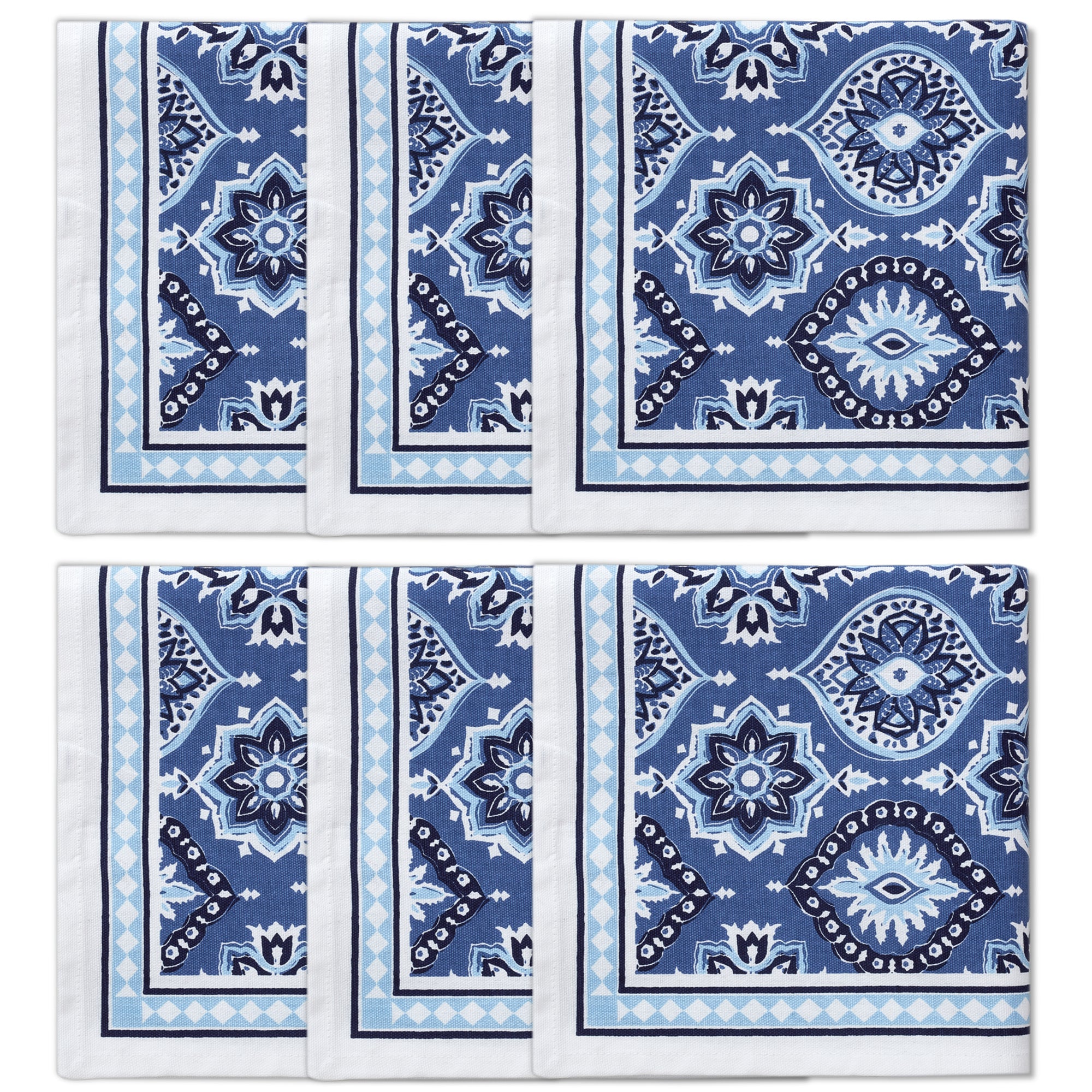 Cotton Indigo-03 Table Napkin