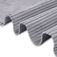 Corduroy Fabric by the Meter, 59" Wide Premium 238 GSM Polyester Upholstery & Sewing Material, Soft Ribbed Fabric for Sofa/Cushion Covers, Trousers, Curtains & DIY Crafts