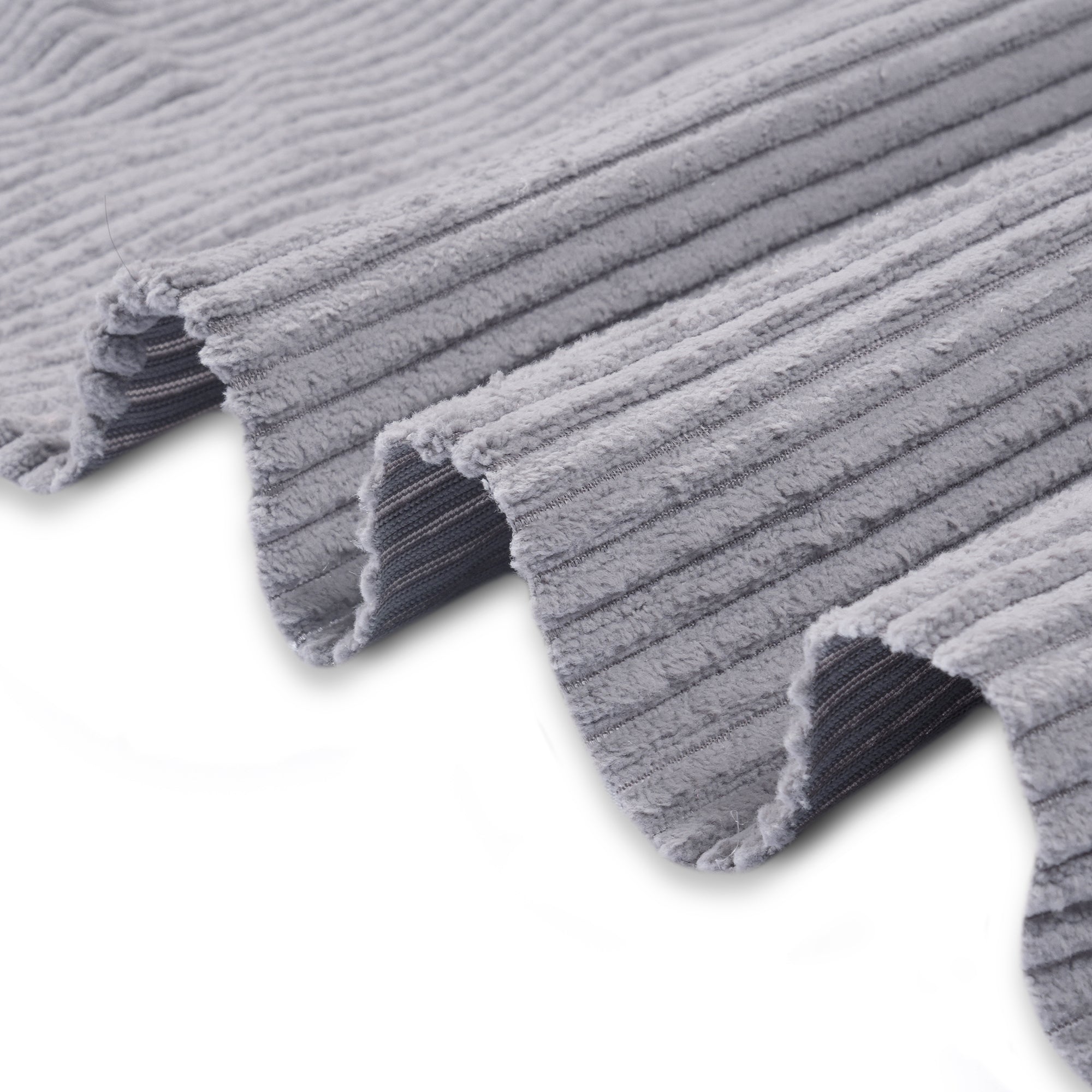 Corduroy Fabric by the Meter, 59" Wide Premium 238 GSM Polyester Upholstery & Sewing Material, Soft Ribbed Fabric for Sofa/Cushion Covers, Trousers, Curtains & DIY Crafts