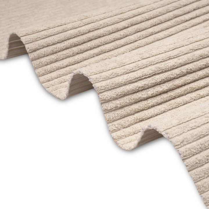 Corduroy Fabric by the Meter, 59" Wide Premium 238 GSM Polyester Upholstery & Sewing Material, Soft Ribbed Fabric for Sofa/Cushion Covers, Trousers, Curtains & DIY Crafts