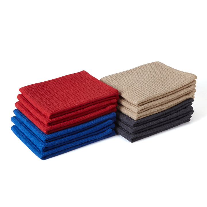 Cotton MultiColor Kitchen Towel (Pack of 12)