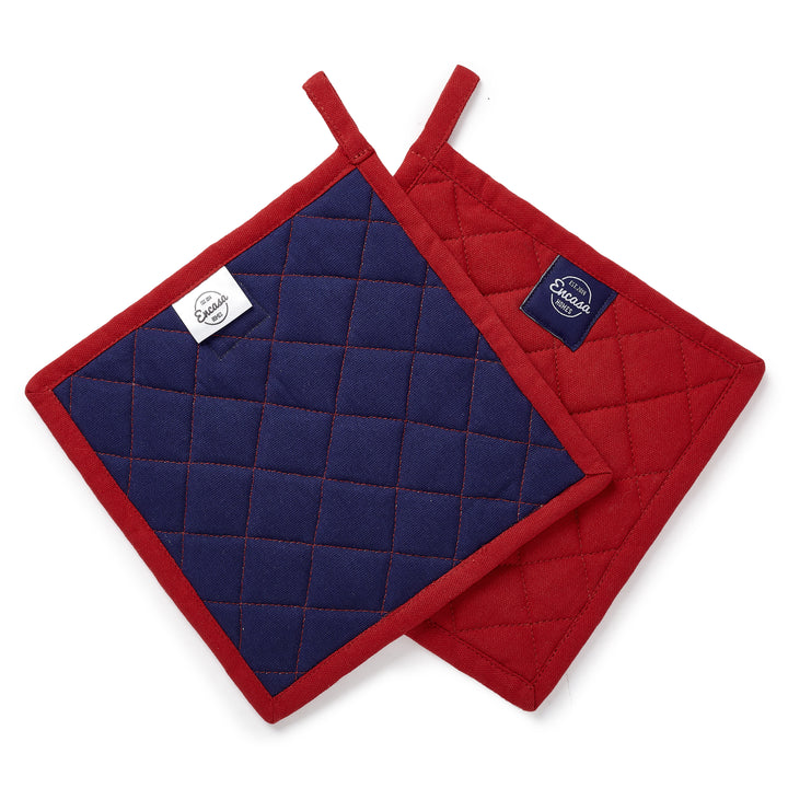 Cotton Red Pot Holders (Pack of 2)