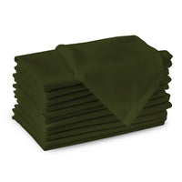 Cotton Leaf Green Table Napkins (Pack of 12)