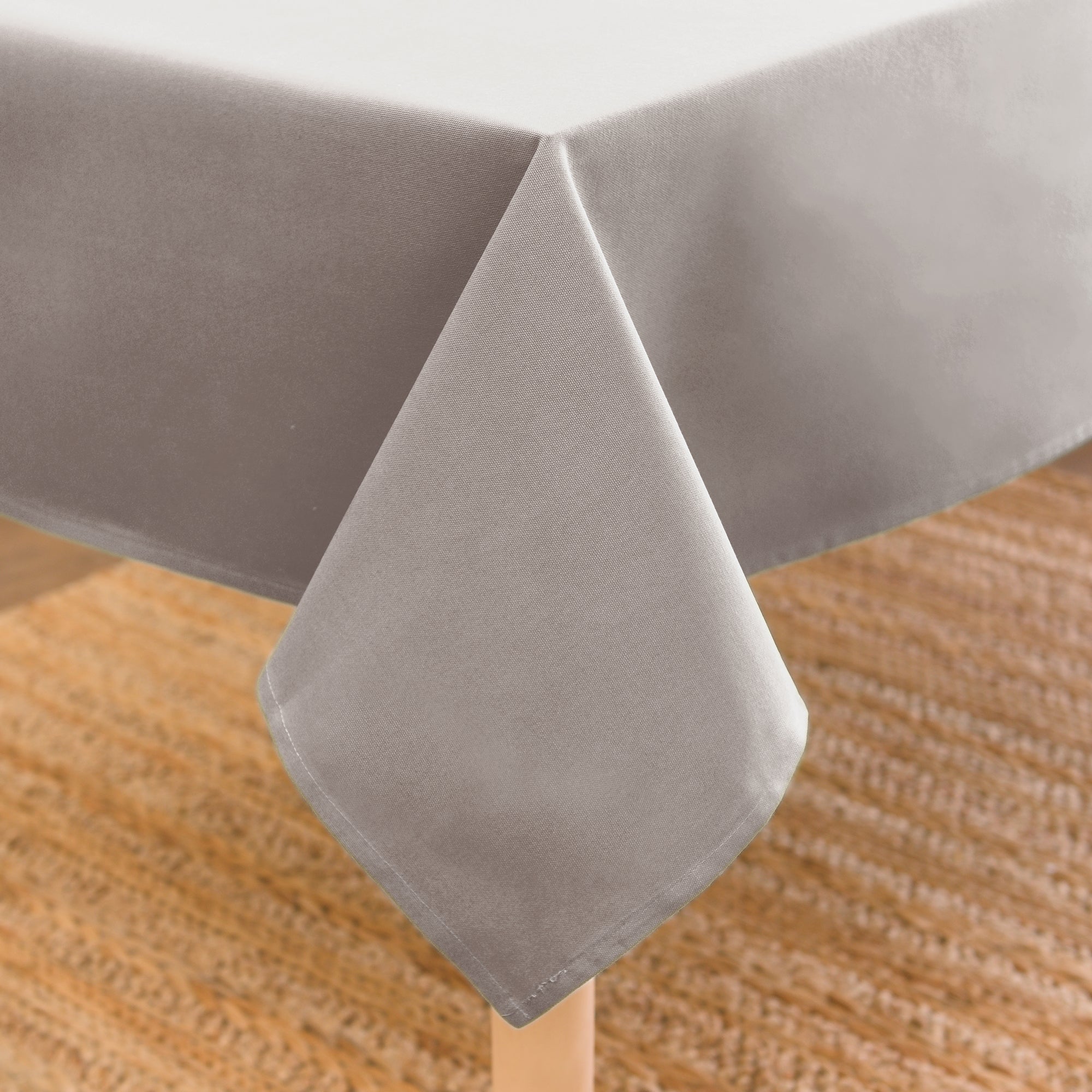 Canvas Beige Table Cloth (Pack of 1)