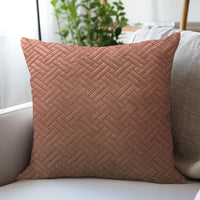Quilted Velvet Bronze Cushion Cover (Pack of 1)