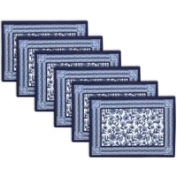 Cotton Indigo-02 Placemat (Pack of 6)