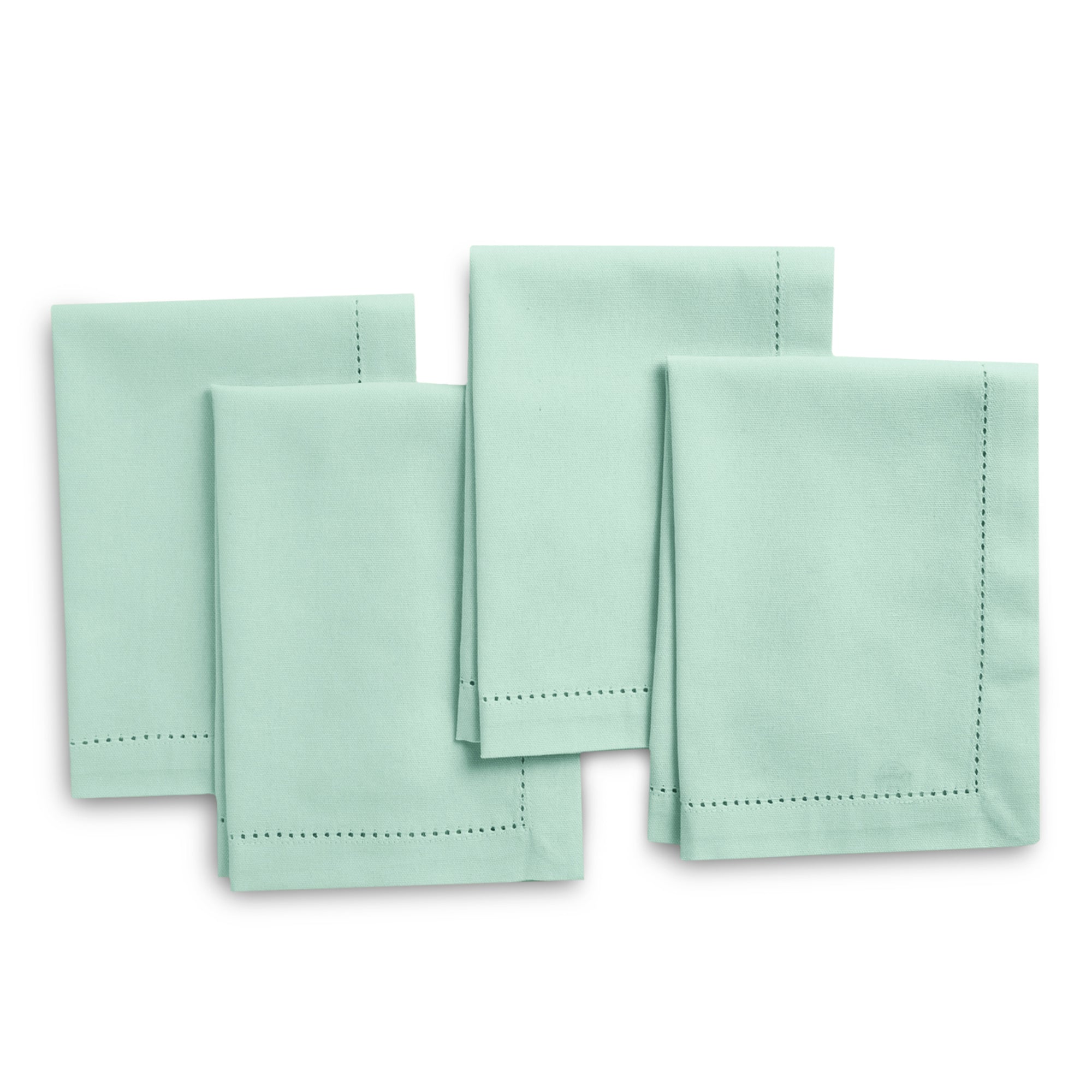 Cotton Mint Green Table Napkins (Pack of 4)