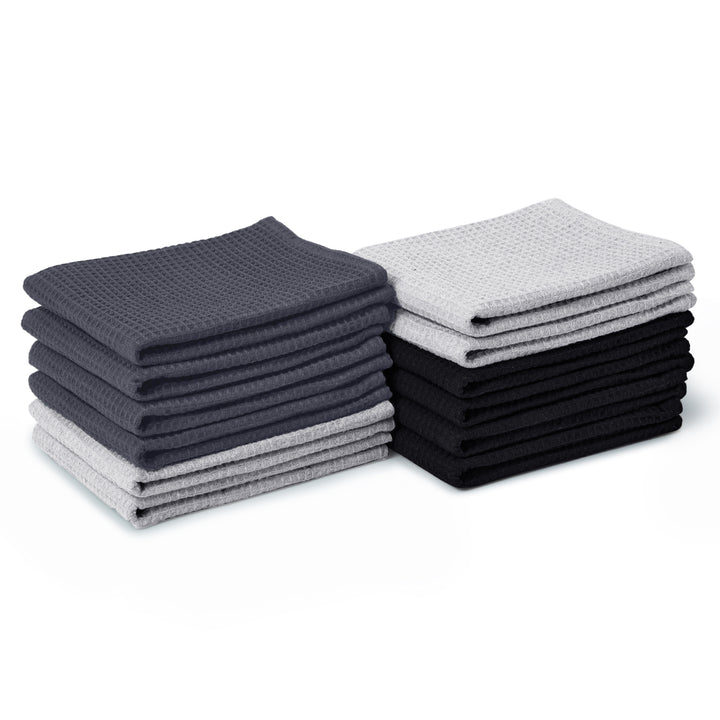 Cotton Multicolor 3 Kitchen Towel (Pack of 12)