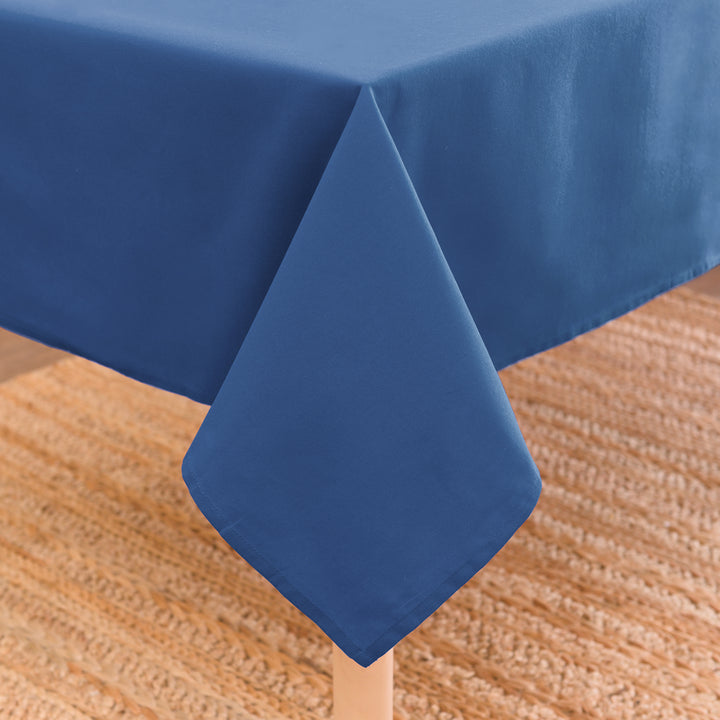 Cotton Cobalt Table Cloth (Pack of 1)