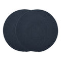 Cotton Dark Blue Placemat (Pack of 2)