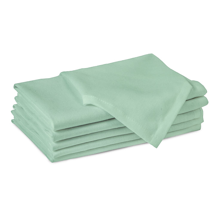 Cotton Mint Green Table Napkins (Pack of 6)