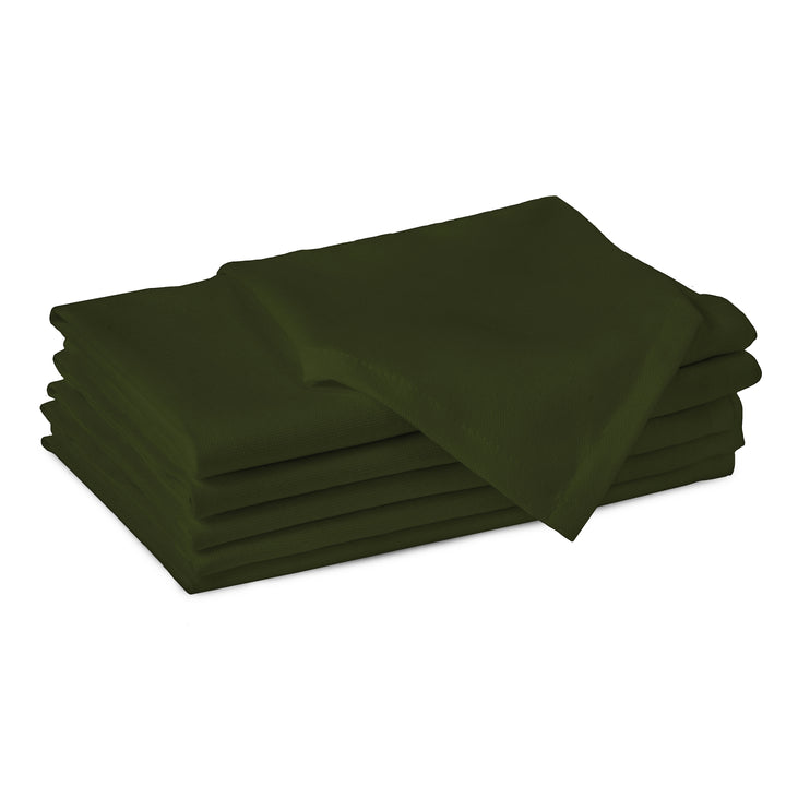 Cotton Leaf Green Table Napkins (Pack of 6)