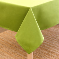 Cotton Lime Green Table Cloth (Pack of 1)