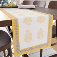 Cotton Yellow-01 Table Runner (Pack of 1)