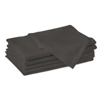 Cotton Charcoal Grey Table Napkins (Pack of 6)