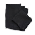Waffle Grey Black Kitchen Towel (Pack of 4)