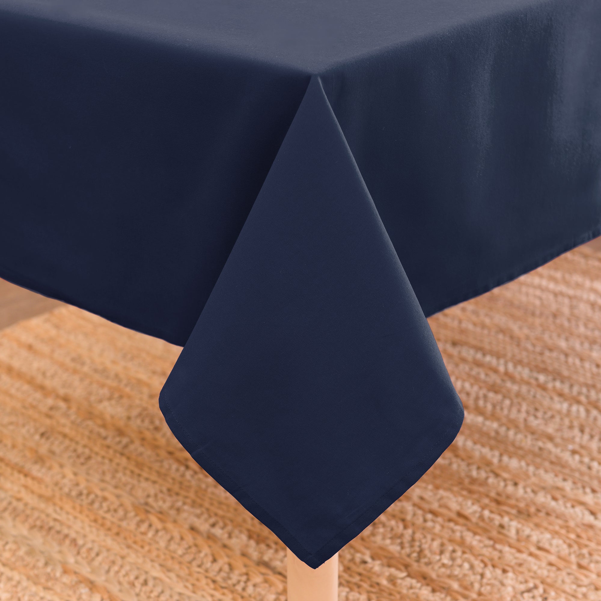 Cotton Scotch Blue Table Cloth (Pack of 1)