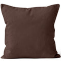 Canvas Dark Taupe Cushion Cover