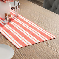 RC Yarn-Dyed Franca Orange Stripes Table Runner (Pack of 1)