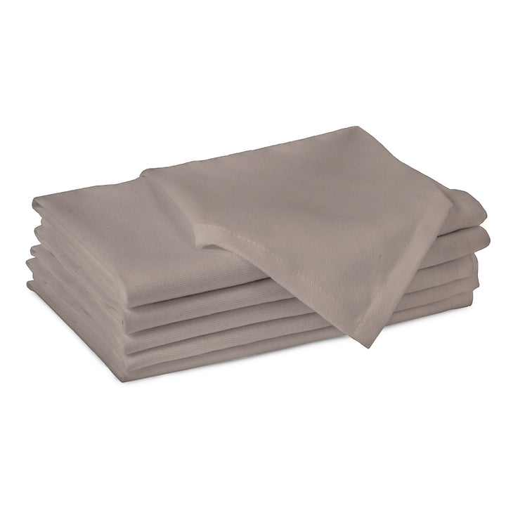 Cotton Beige Table Napkins (Pack of 6)