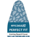 20s Sheeting Big Leaves Blue Ironing Board Cover