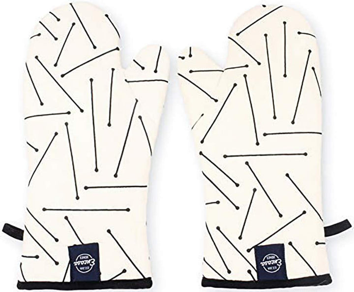 20s Sheeting Match Sticks Oven Gloves (Pack of 2)