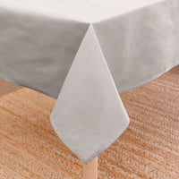Cotton Light Grey Table Cloth (Pack of 1)