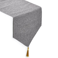 Chenille Silver Table Runner (Pack of 1)