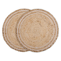Jute Off White & Jute Natural Bleach Placemat
