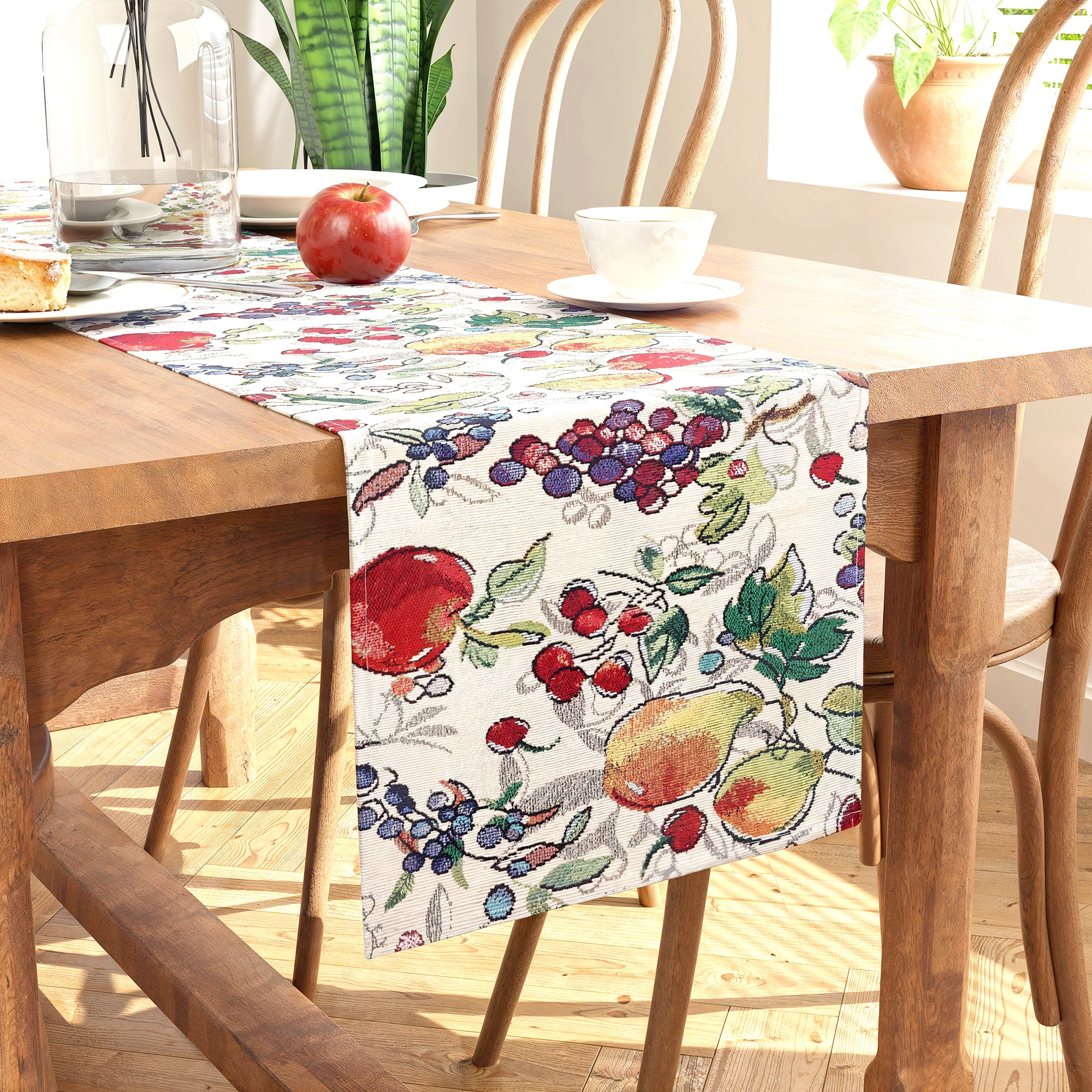 Cotton Fruit Table Runner (Pack of 1)