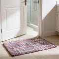 Cotton Multicolor Bathmat (Pack of 1)