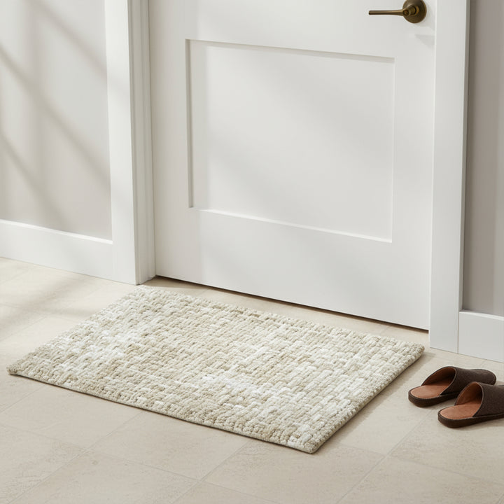 Cotton Olive Bathmat (Pack of 1)