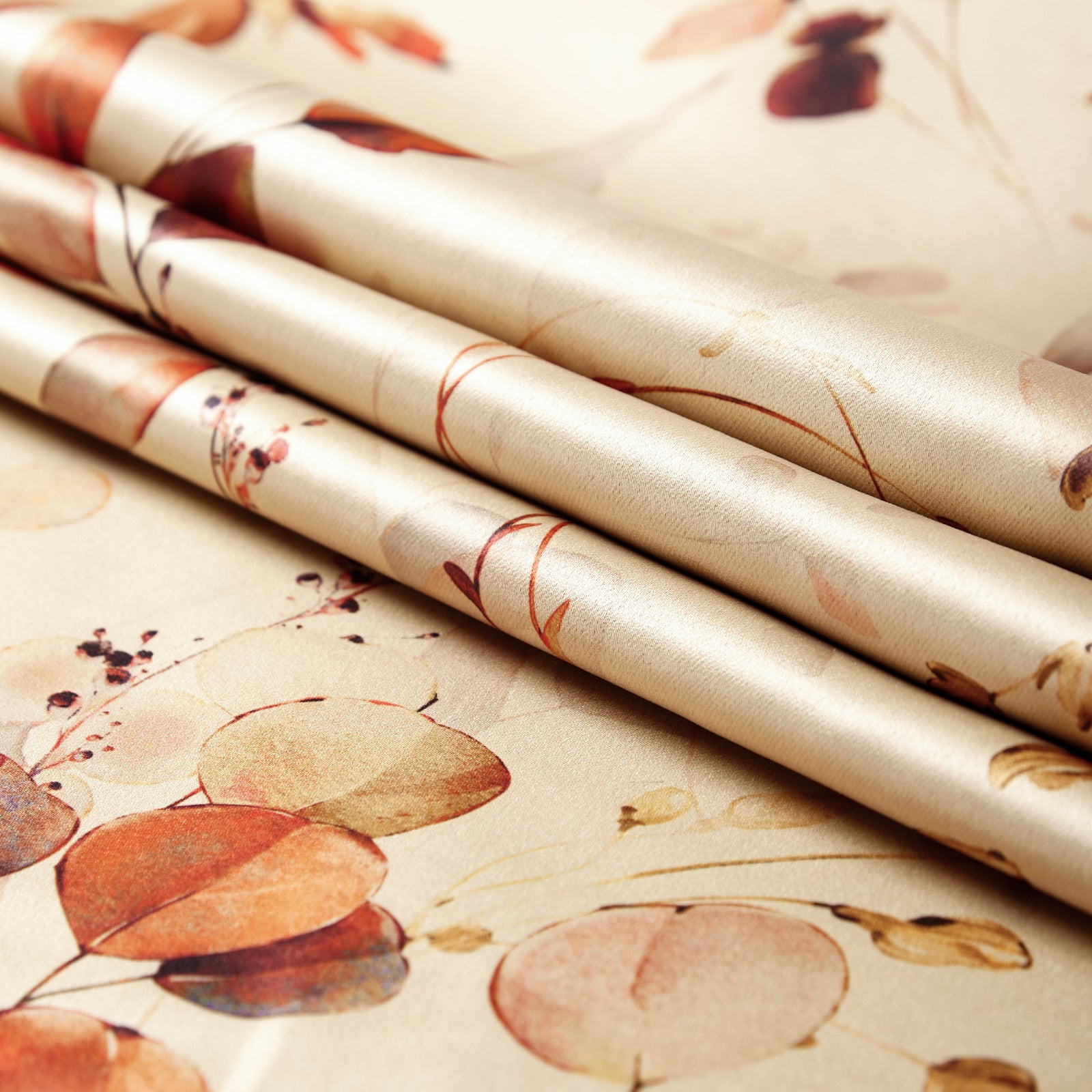 Blackout Polyester L1 Orange Fabric 1 Meter