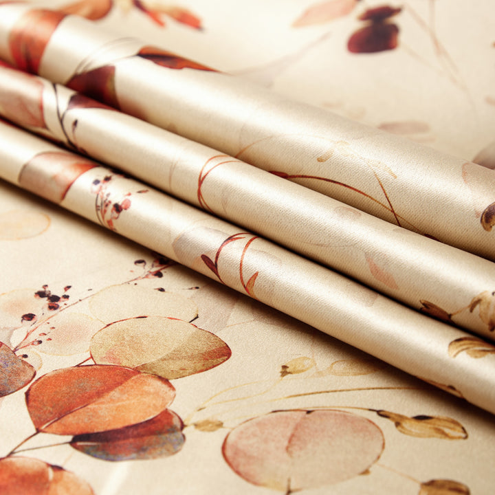 Blackout Polyester L1 Orange Fabric 1 Meter