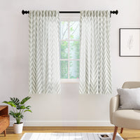 Micro Fire Grey Curtain (Pack of 2)