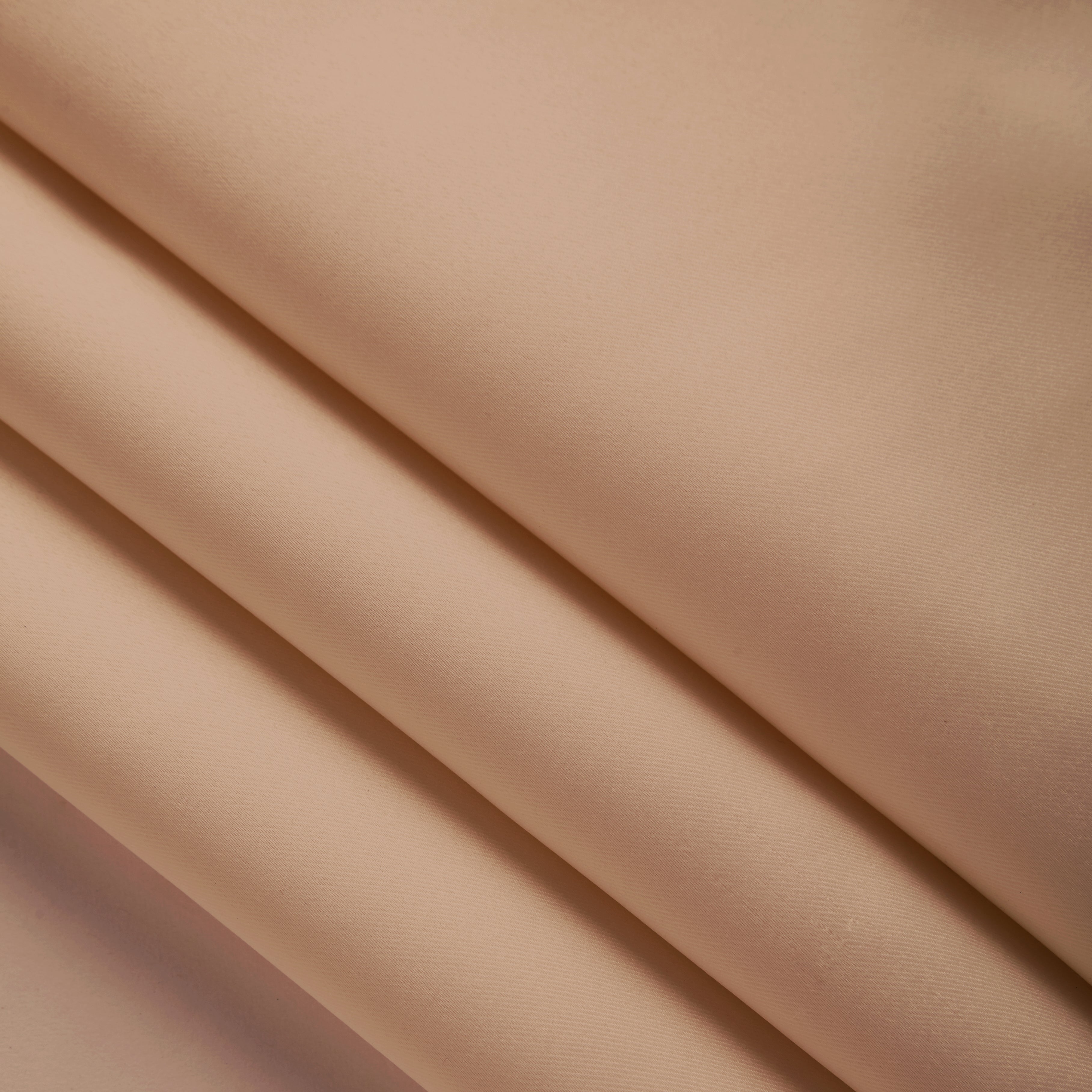 Polyester Solid Beige Fabric (1 Meter)