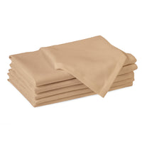 Cotton Light Beige Table Napkins (Pack of 6)