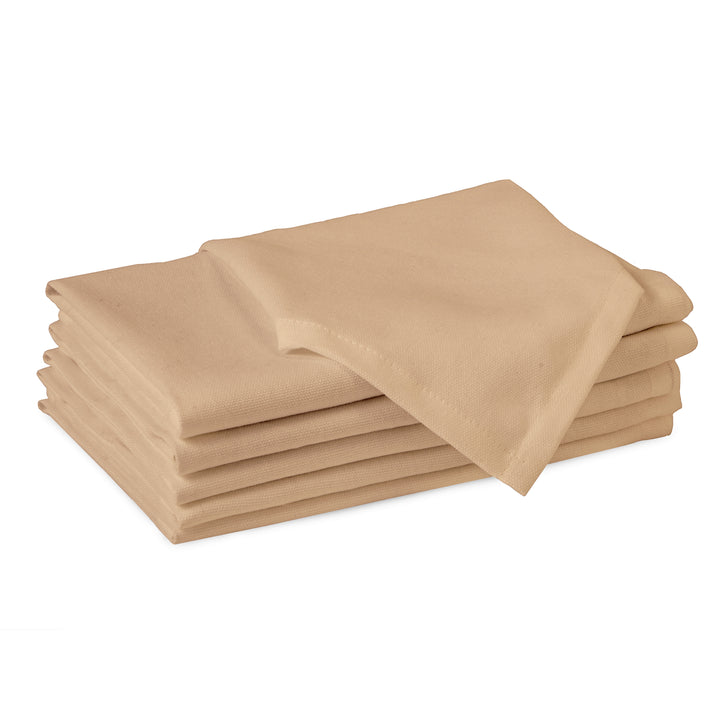 Cotton Light Beige Table Napkins (Pack of 6)