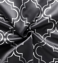 Blackout Polyester Fabric by Meter, 100x122 cm | Blocks Light, Heat & Noise, For Curtains, Cushion Covers, Door & Window Drapes - Foil Star Print
