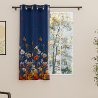 Blackout J2 Blue Curtain (Pack of 1)