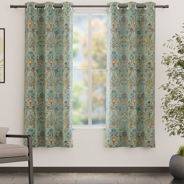 Blackout Polyester T1 Timeless Curtain (Pack of 2)