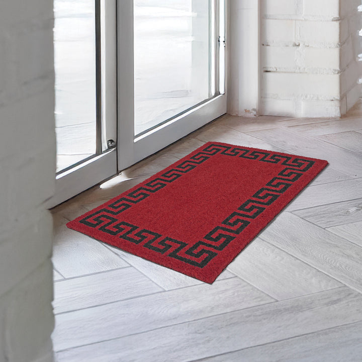 Coir Door Mats for Home Entrance Thick Anti-slip Welcome Doormat with PVC Back | Ideal for Indoor, Outdoor, Patio, Home and Office | Durable and Easy to Clean