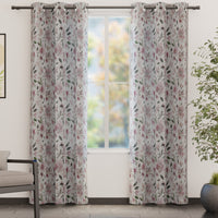 Blackout Polyester F1 Neutral Curtain (Pack of 2)