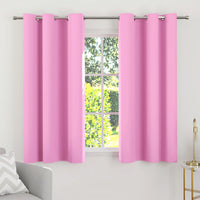 Blackout Light Pink Curtain (Pack of 2)