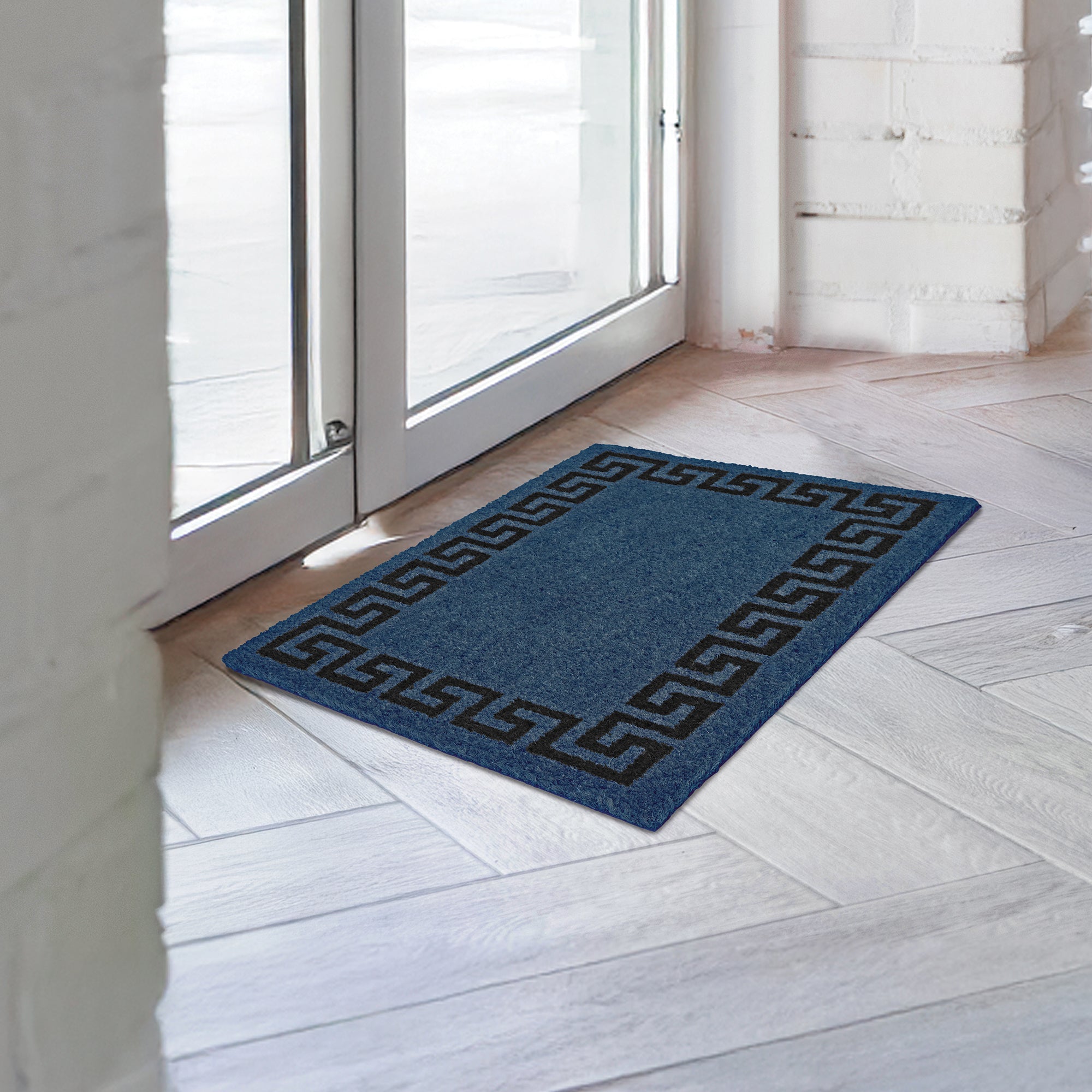 Coir Door Mats for Home Entrance Thick Anti-slip Welcome Doormat with PVC Back | Ideal for Indoor, Outdoor, Patio, Home and Office | Durable and Easy to Clean