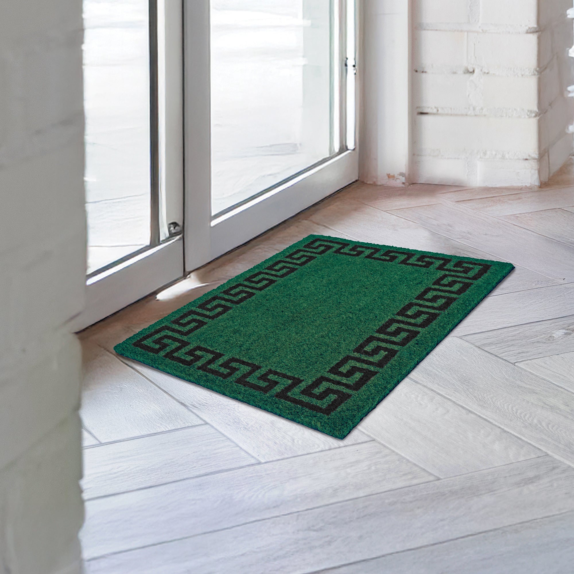 Coir Door Mats for Home Entrance Thick Anti-slip Welcome Doormat with PVC Back | Ideal for Indoor, Outdoor, Patio, Home and Office | Durable and Easy to Clean